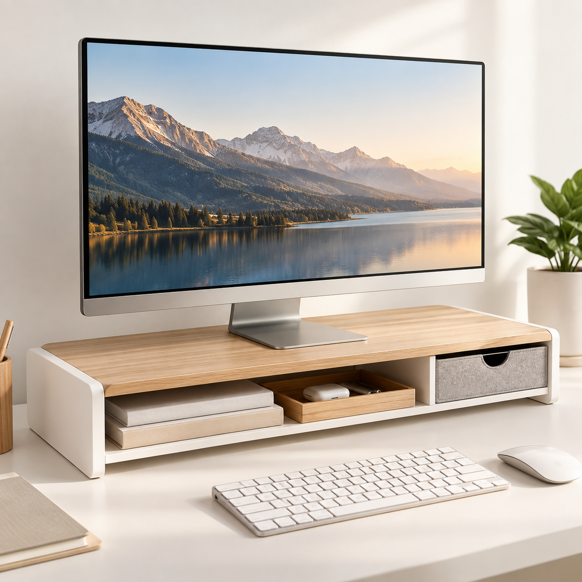 QENAVIRO™ ArcNest Desktop Catchall Tray