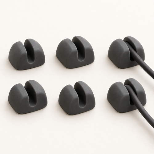 QENAVIRO™ CableAnchor Desk Clip Set