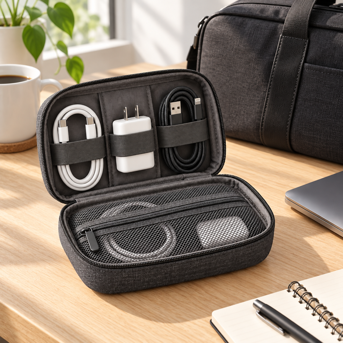 QENAVIRO™ TechNest Accessory Pouch