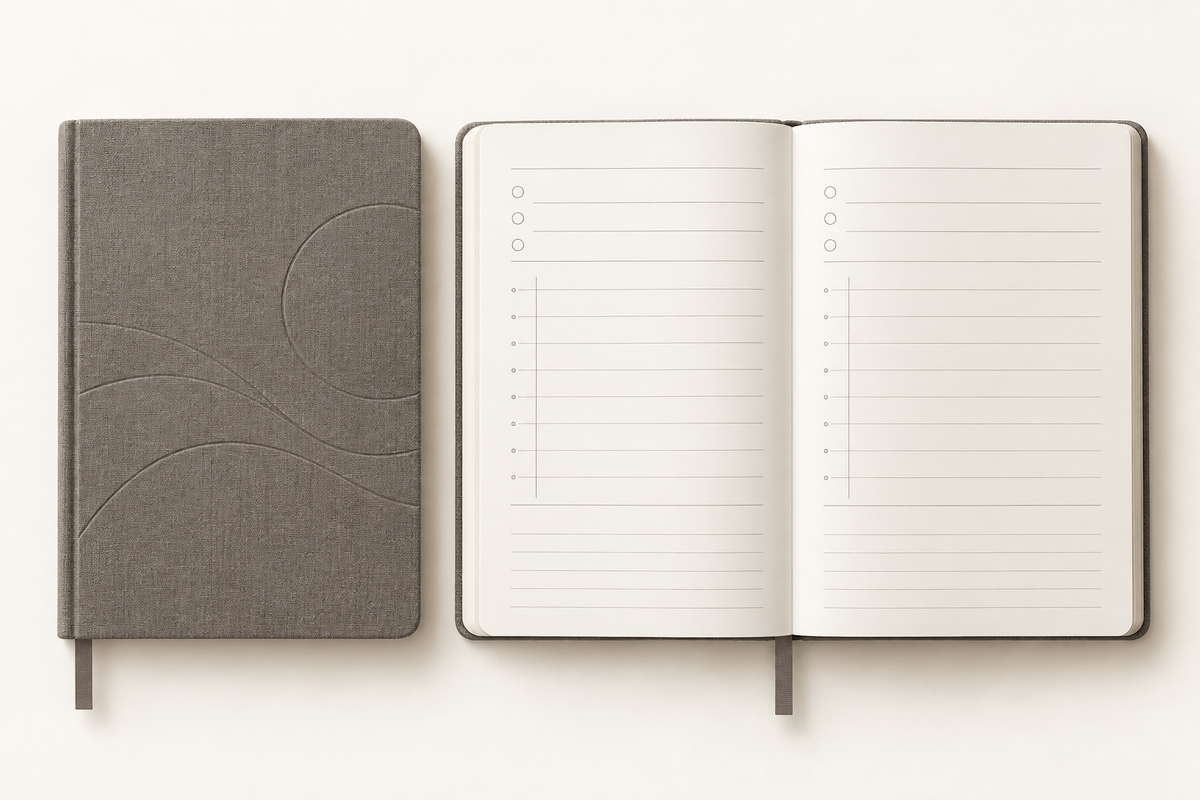 QENAVIRO™ FocusField Weekly Desk Pad